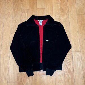 Vintage 80s Carhartt Velour Jacket BLK M